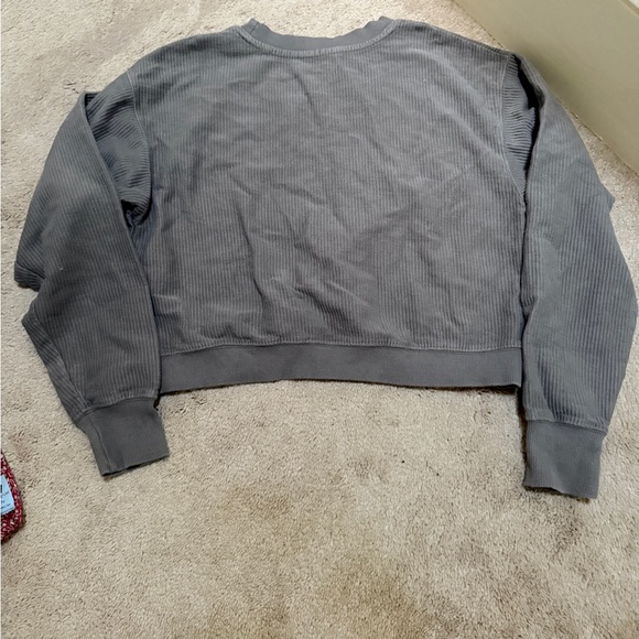 Georgia Bulldogs Corded Cropped Sweatshirt, Small - Picture 2 of 4